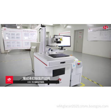 HGTECH Mopa M6+ color laser marking machine HGTECH Mopa M6 optical fiber laser with 20w 30w color marking